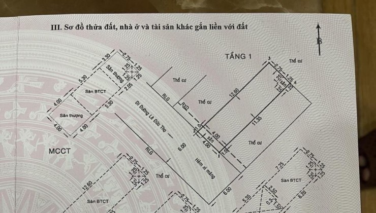 Bán nhà Lê Đức Thọ Phường 13 Q. Gò Vấp, 5T, giá giảm còn 6.x tỷ